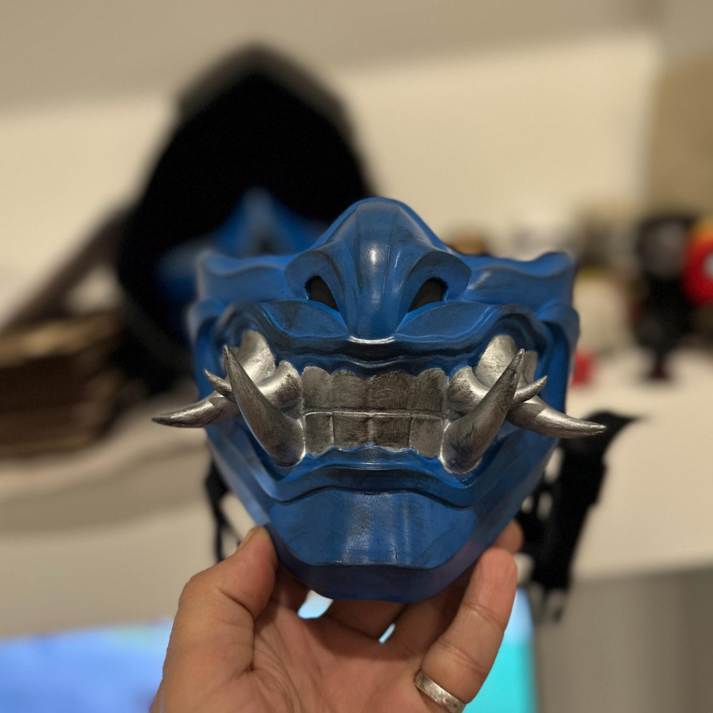 Sub Zero mask from Mortal Kombat 11 - Grandmaster Icy Mask