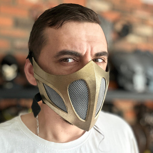 Scorpion mask from Mortal Kombat 11 - Vengeance Bringer