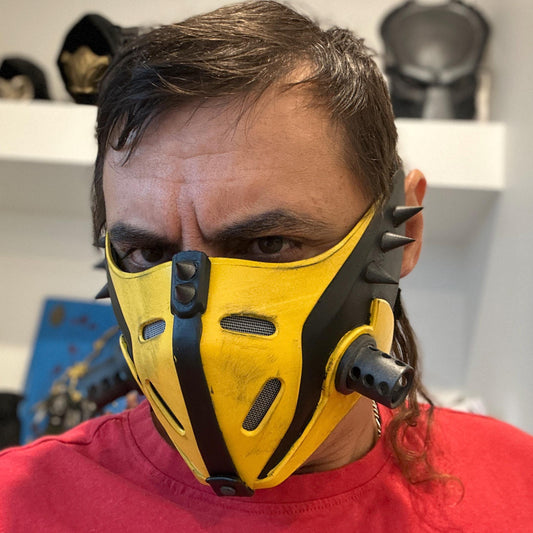 Scorpion mask from Mortal Kombat 1 - Grim Ninja
