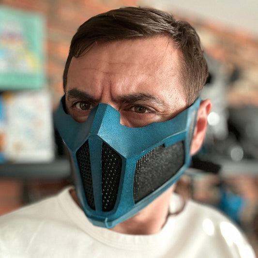 Sub Zero mask from Mortal Kombat X - Revenant