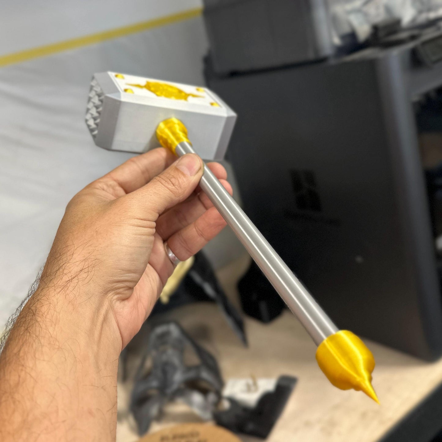 Shao Kahn hammer - Realm Crusher (mini copy)