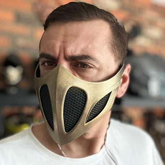 Scorpion mask from Mortal Kombat 11 - Vengeance Bringer