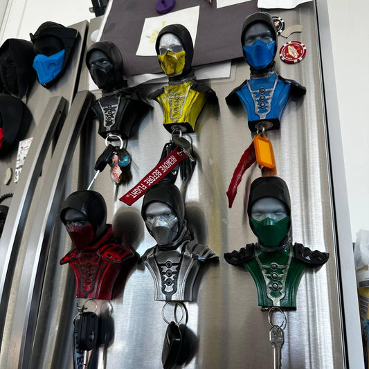 Mortal Kombat fridge key holder magnet