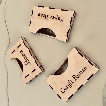 Box organizer for Bloodborne card game