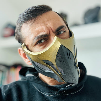 Sub Zero mask from Mortal Kombat 1 - Cold Shards