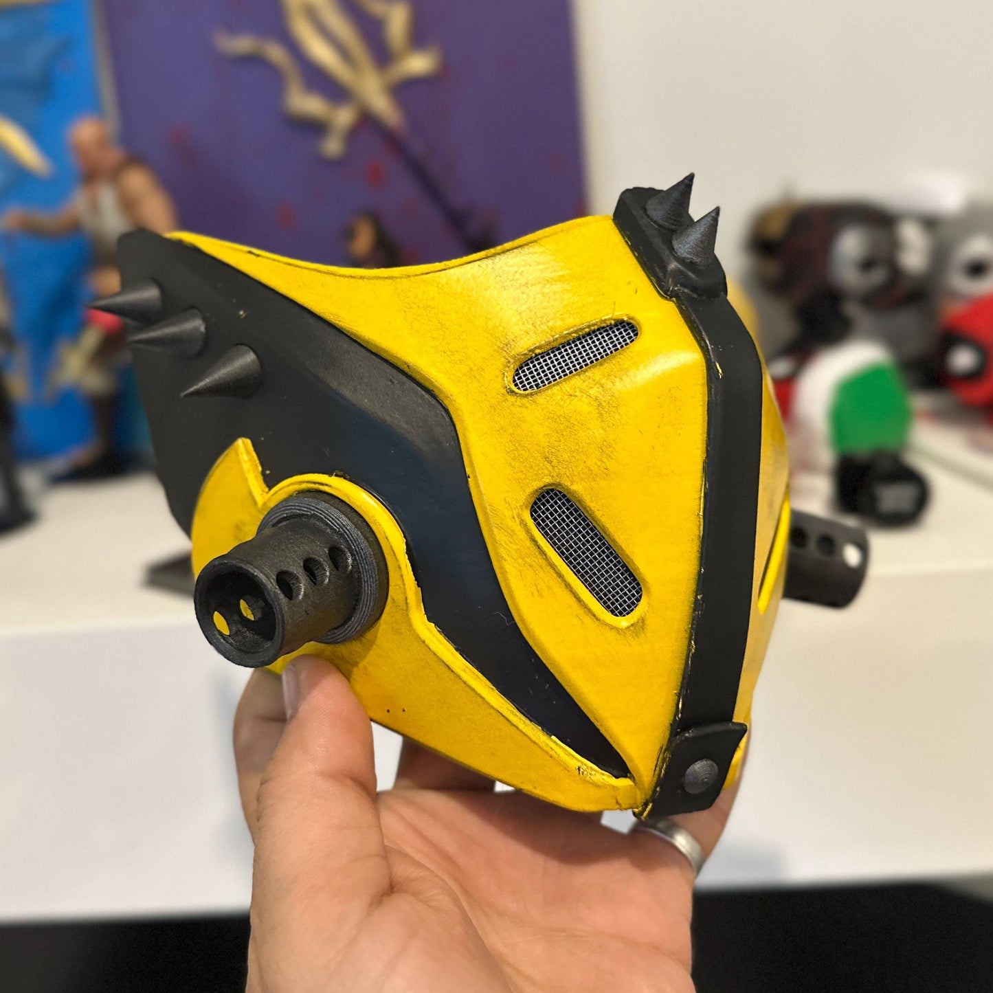 Scorpion mask from Mortal Kombat 1 - Grim Ninja