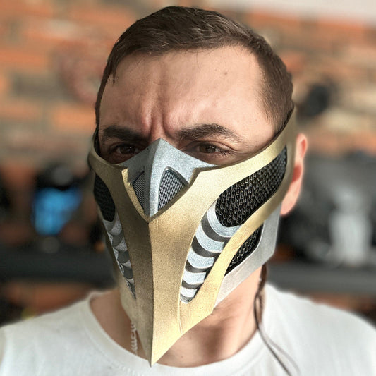 Scorpion mask from Mortal Kombat 11 - Kazan Inferno