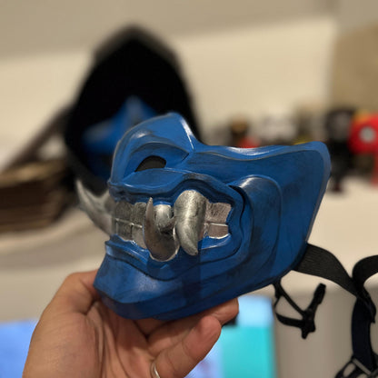 Sub Zero mask from Mortal Kombat 11 - Grandmaster Icy Mask