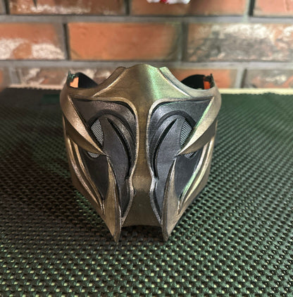 Scorpion mask from Mortal Kombat 1 - World of Flame