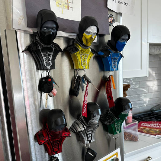 Mortal Kombat fridge key holder magnet