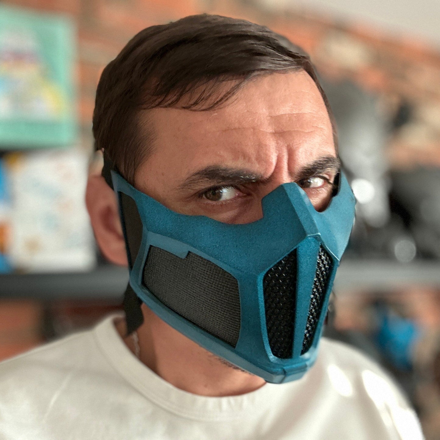 Sub Zero mask from Mortal Kombat X - Revenant
