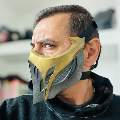 Sub Zero mask from Mortal Kombat 1 - Cold Shards