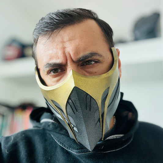 Sub Zero mask from Mortal Kombat 1 - Cold Shards