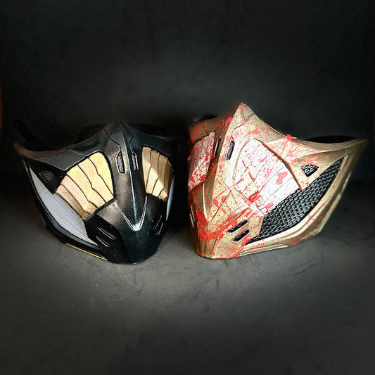 Scorpion mask from Mortal Kombat 1 - Hanzo's Mentor