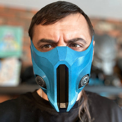 Sub Zero mask from Mortal Kombat 11 - Cryomant Mater