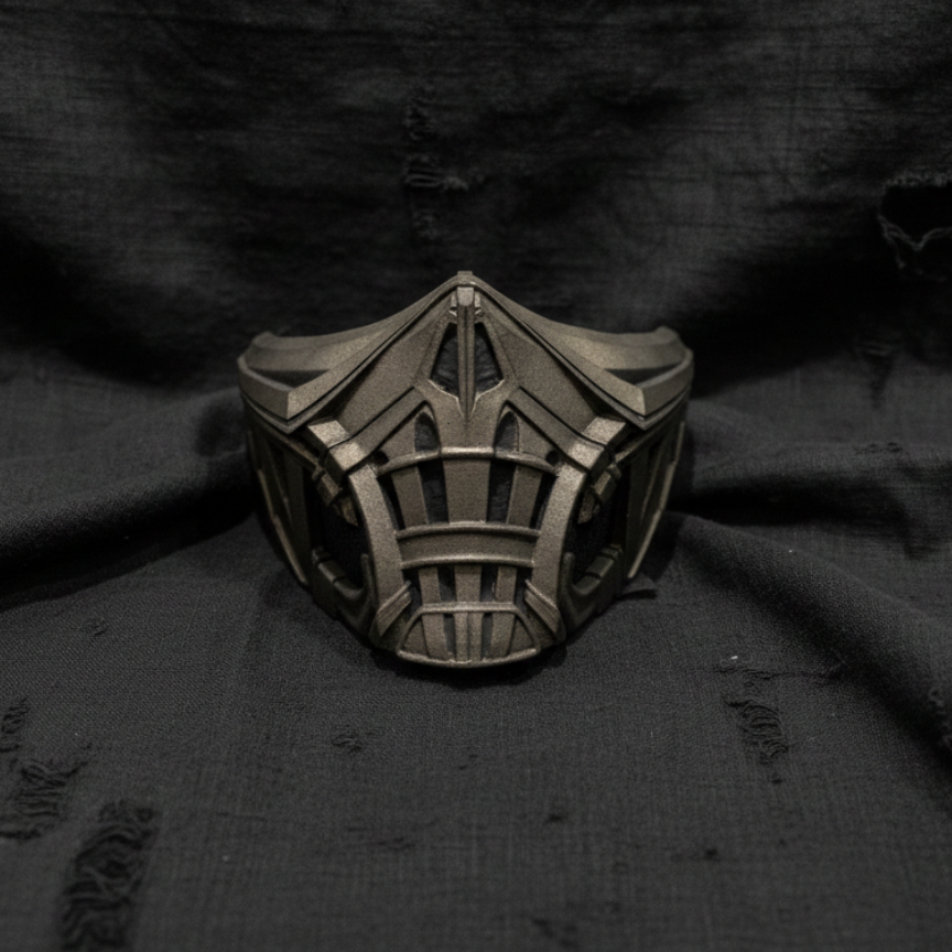 Scorpion mask - Mortal Kombat 1 Movie