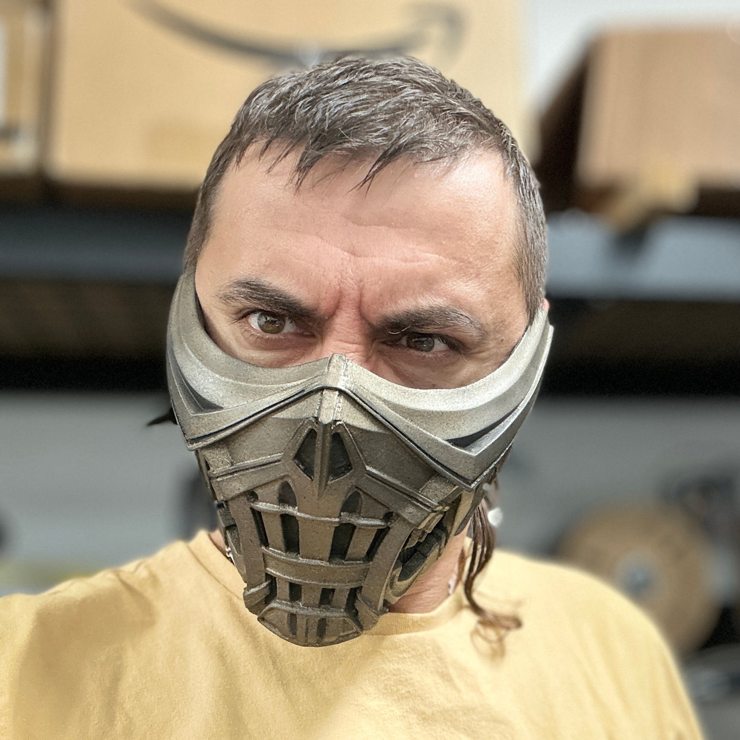 Scorpion mask - Mortal Kombat 1 Movie