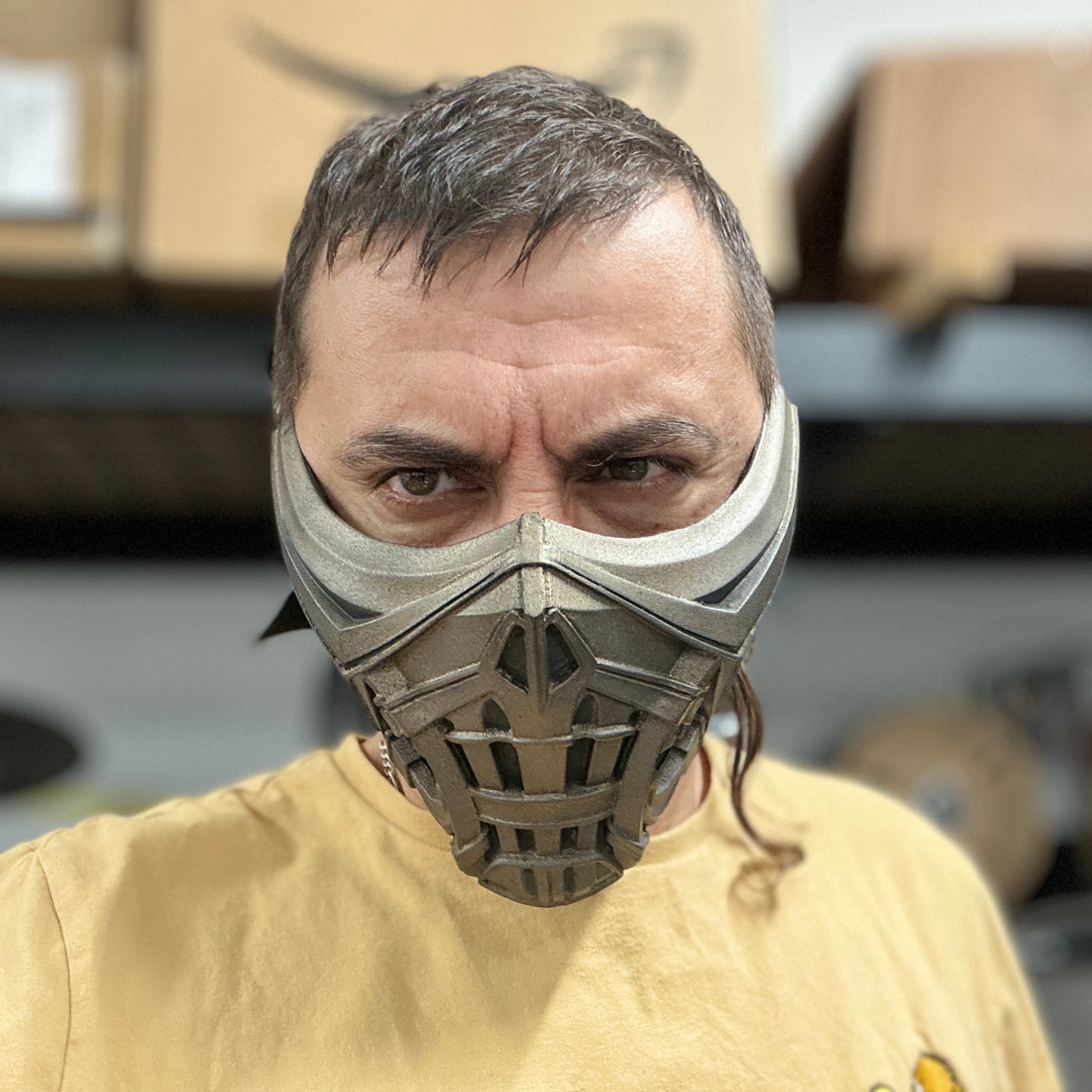 Scorpion mask - Mortal Kombat 1 Movie