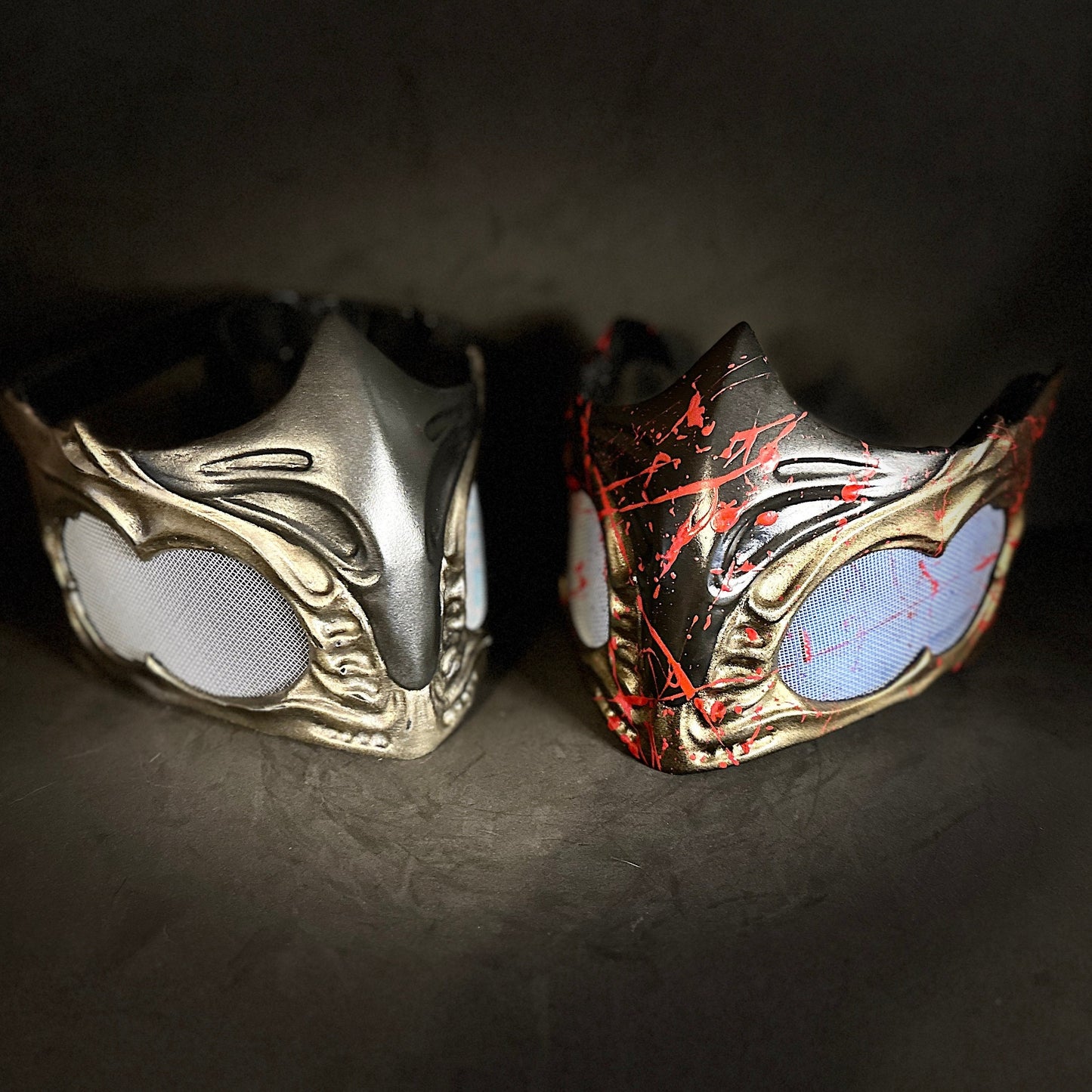 Sub Zero mask from Mortal Kombat 1 - Polar Vortex