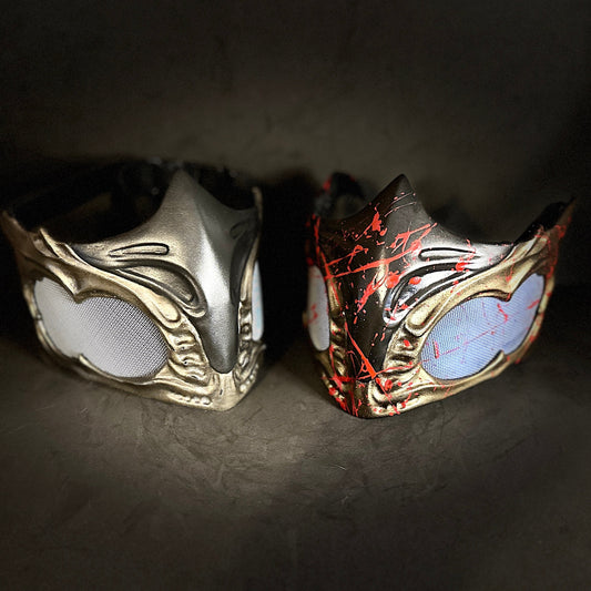 Sub Zero mask from Mortal Kombat 1 - Polar Vortex