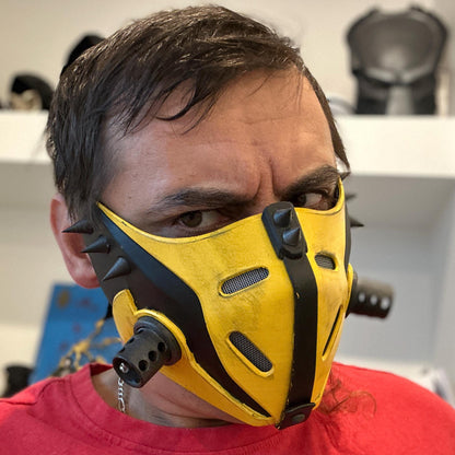 Scorpion mask from Mortal Kombat 1 - Grim Ninja