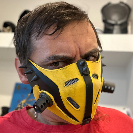 Scorpion mask from Mortal Kombat 1 - Grim Ninja