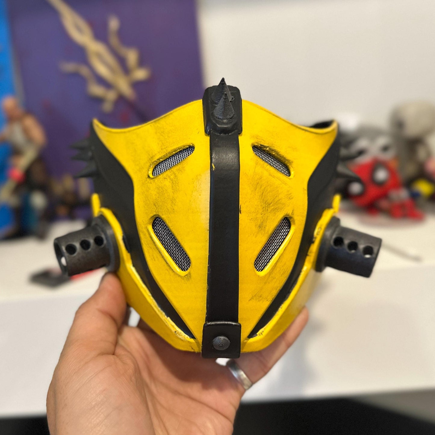 Scorpion mask from Mortal Kombat 1 - Grim Ninja