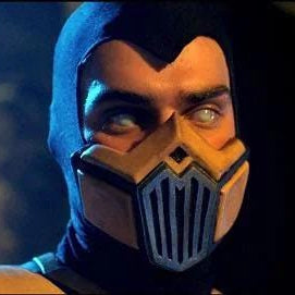 Scorpion mask from the Mortal Kombat 2 movie - Annihilation