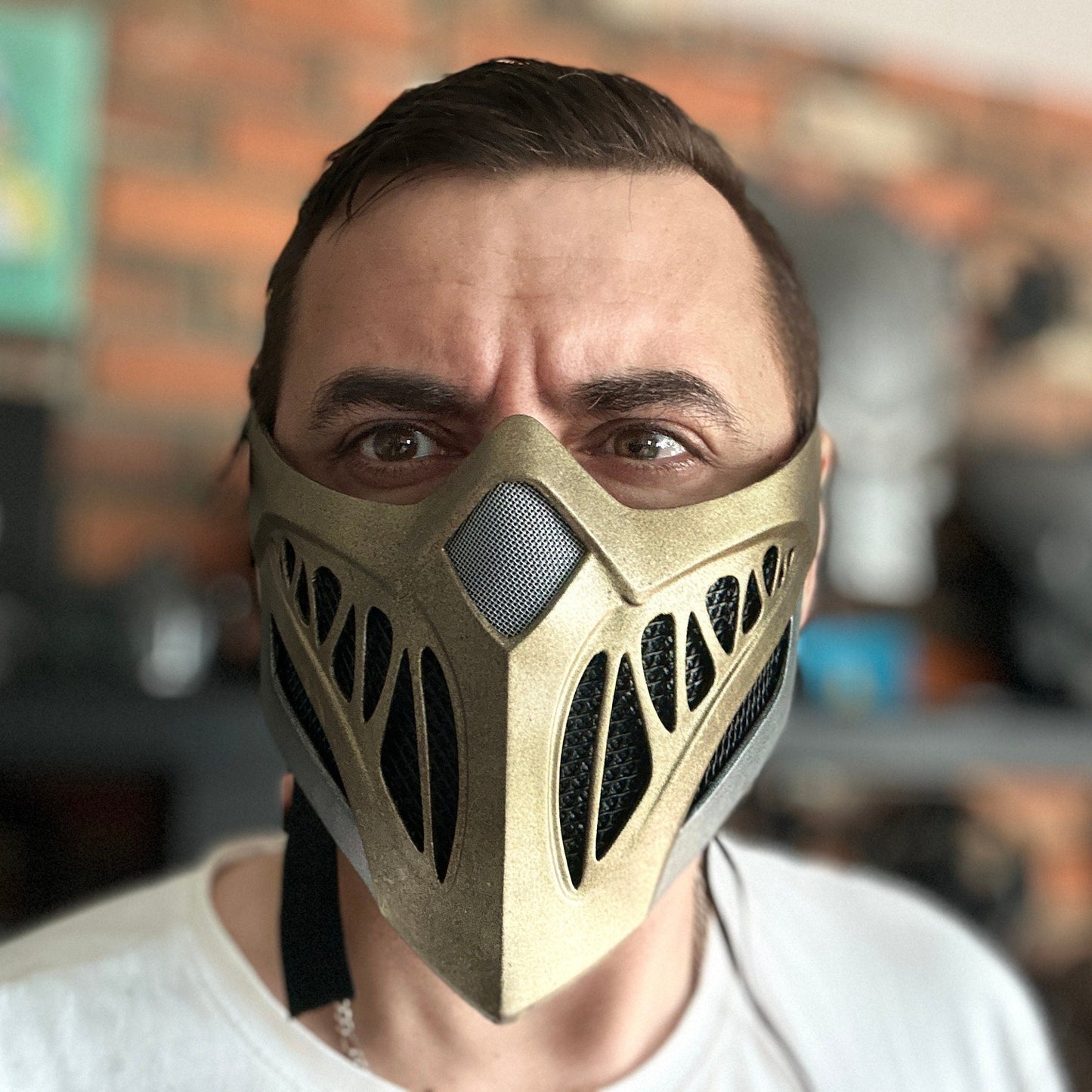 Scorpion mask from Mortal Kombat 11 - Furious Revenant