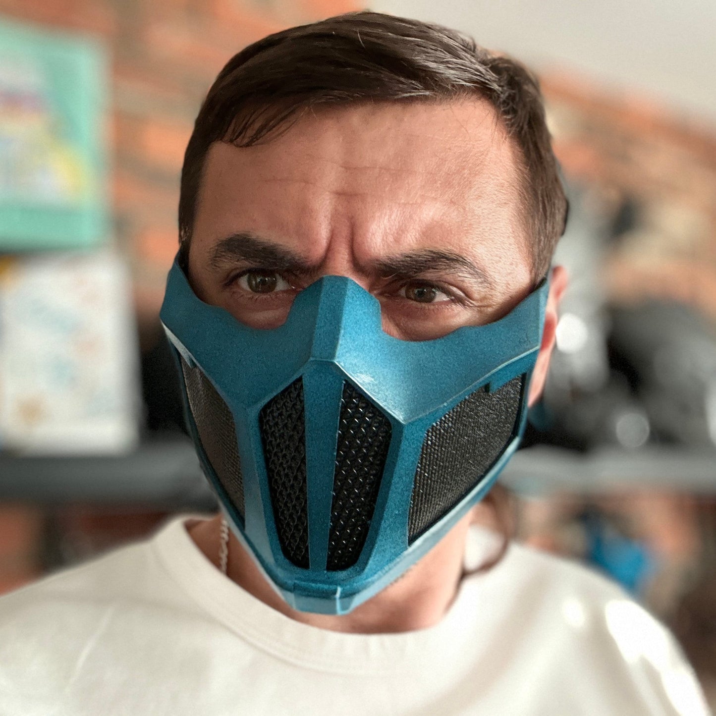 Sub Zero mask from Mortal Kombat X - Revenant