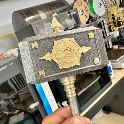 Shao Kahn hammer - Realm Crusher (mini copy)