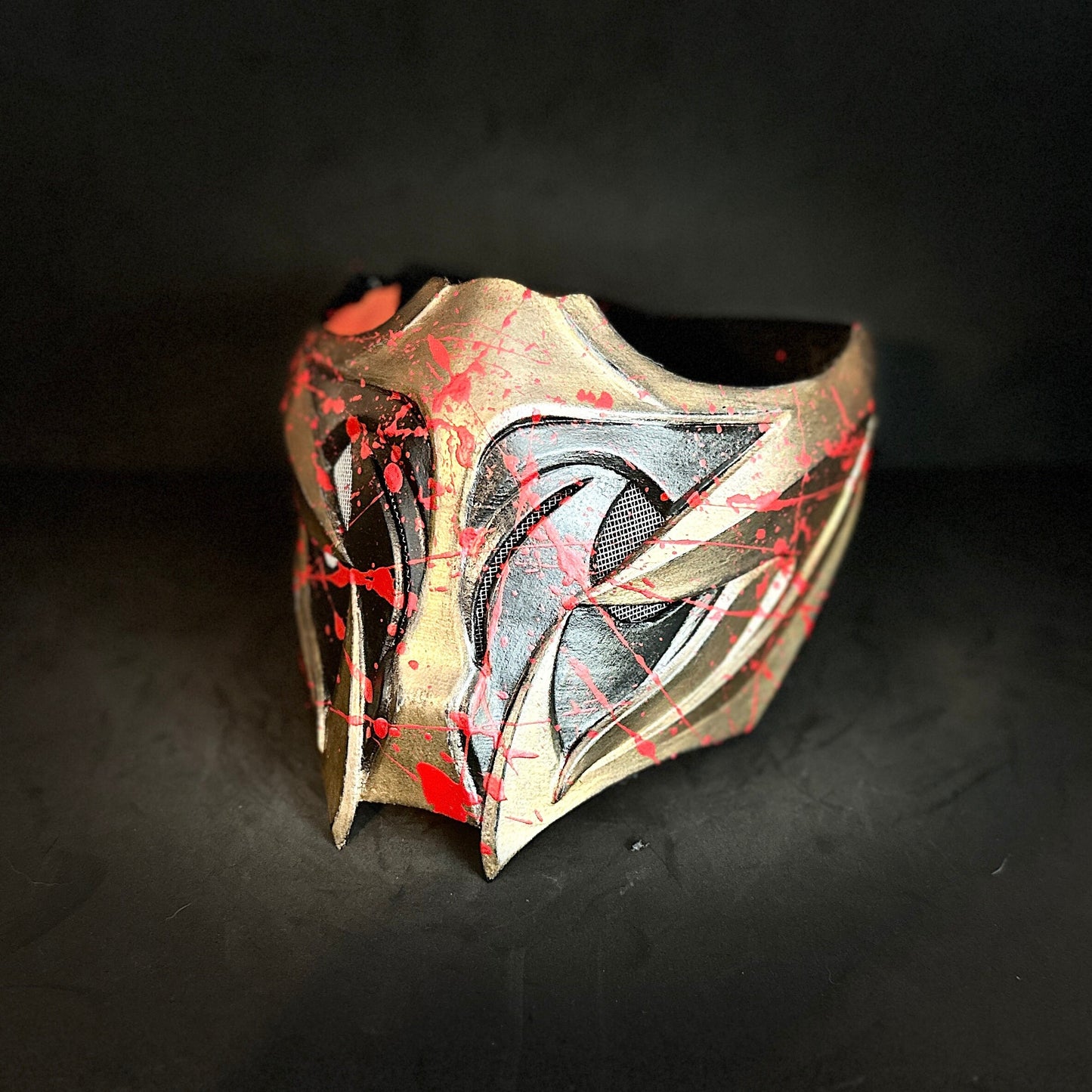 Scorpion mask from Mortal Kombat 1 - World of Flame