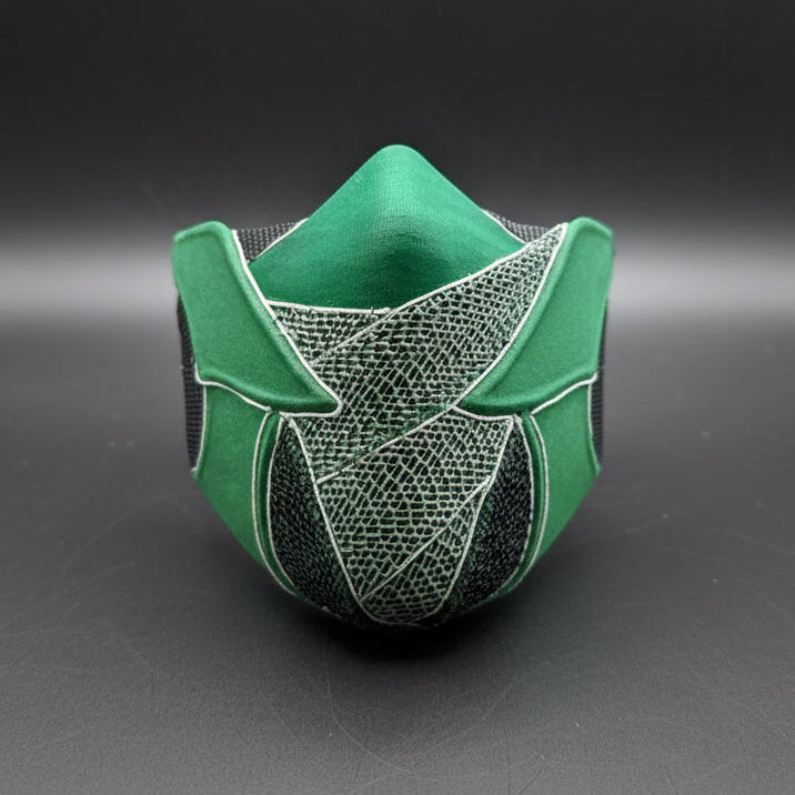 Reptile mask from Mortal Kombat 1 - Half-mask of Nareb Nevets