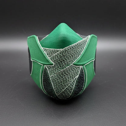 Reptile mask from Mortal Kombat 1 - Half-mask of Nareb Nevets