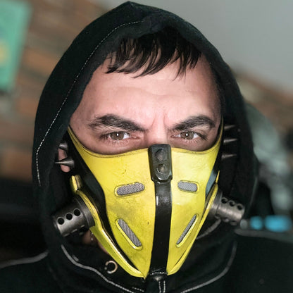 Scorpion mask from Mortal Kombat 1 - Grim Ninja