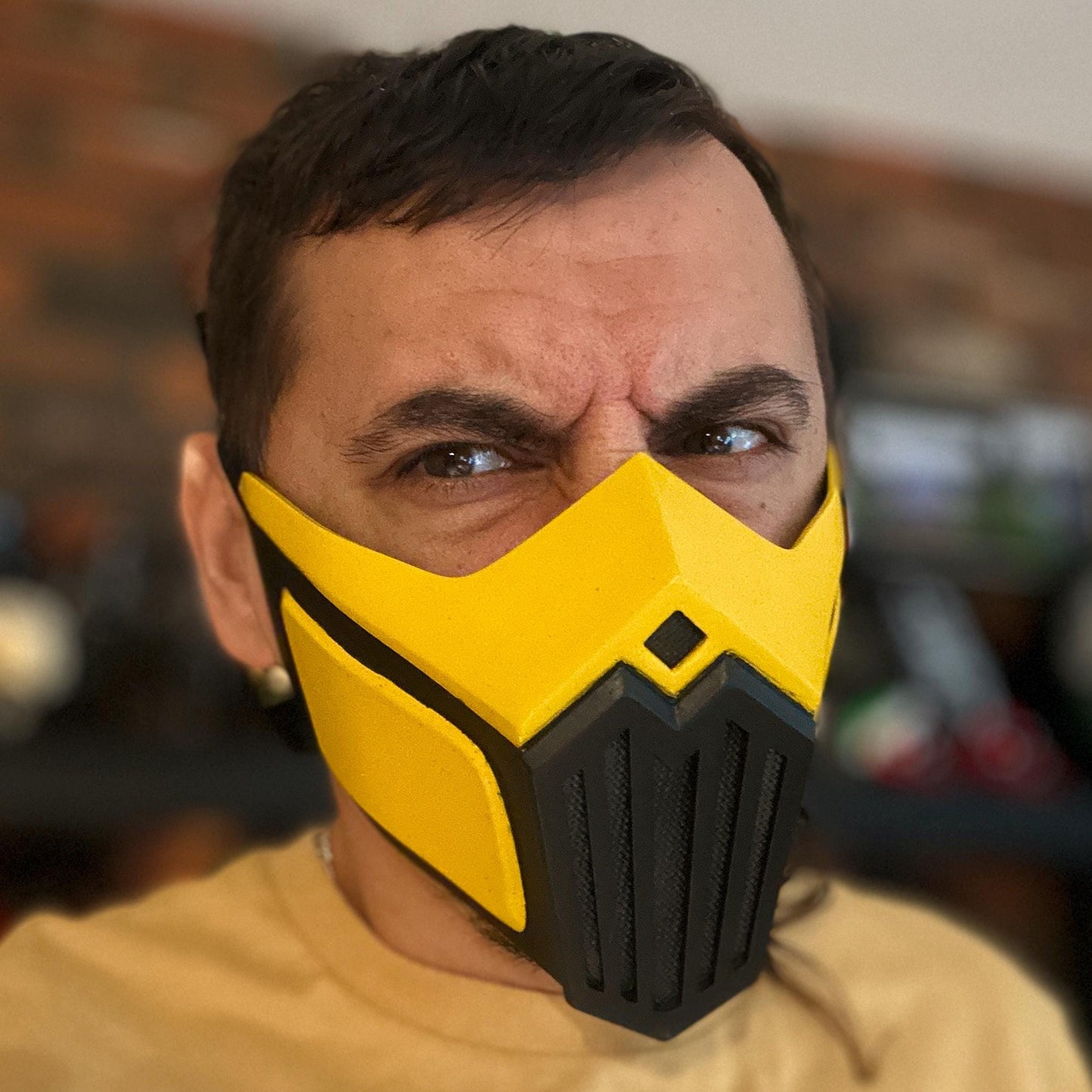 Scorpion mask from the Mortal Kombat 2 movie - Annihilation