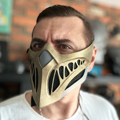 Scorpion mask from Mortal Kombat 11 - Furious Revenant
