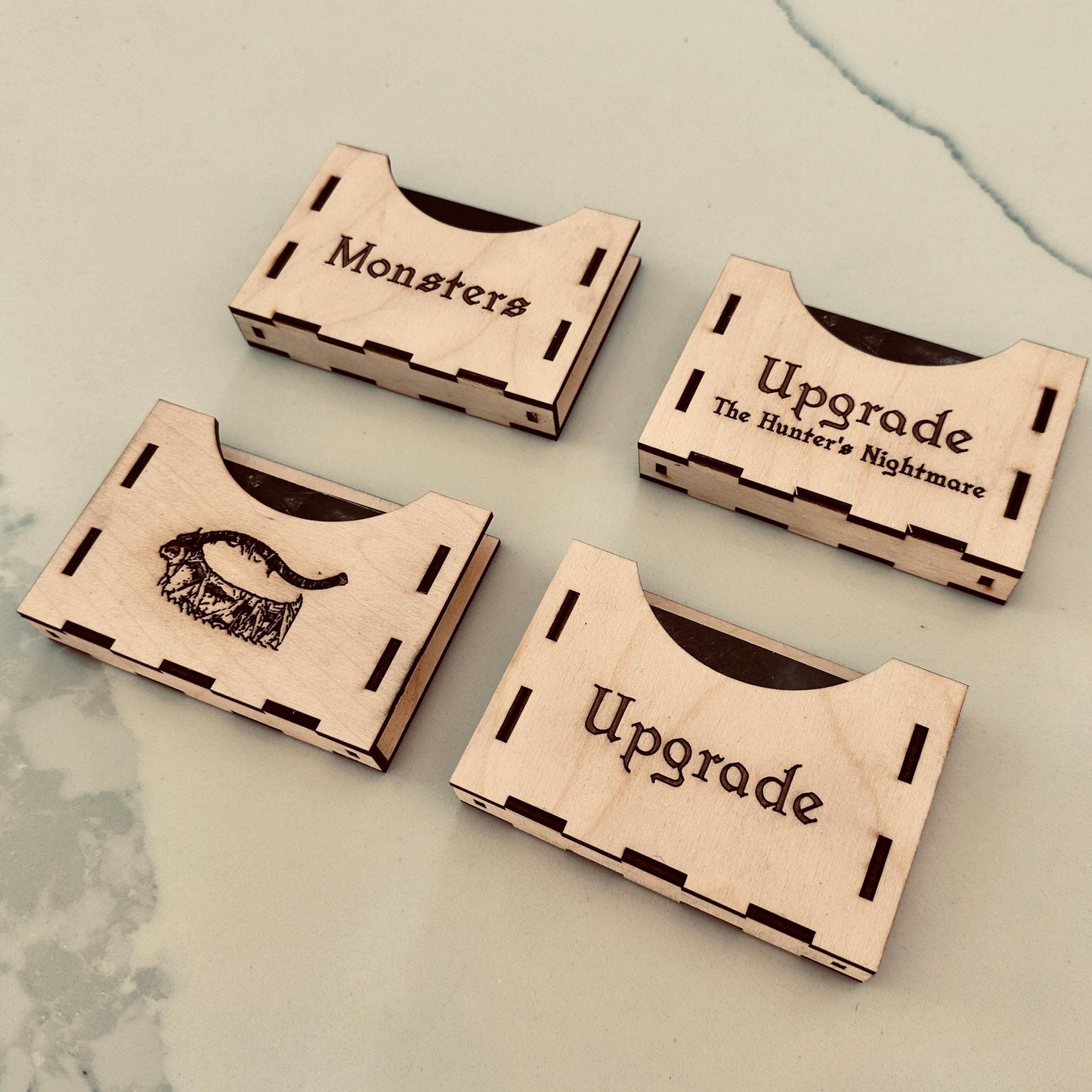 Box organizer for Bloodborne card game