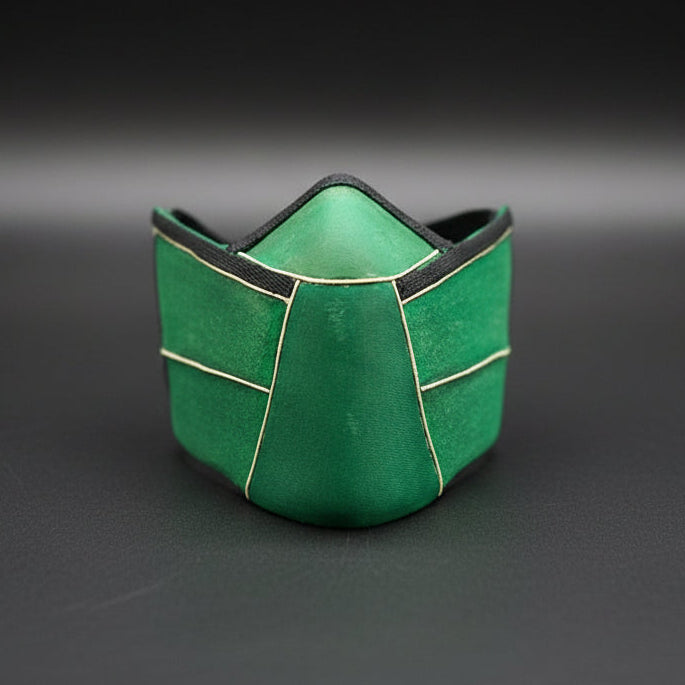 Reptile mask from Mortal Kombat 1 - Face of Zaterra