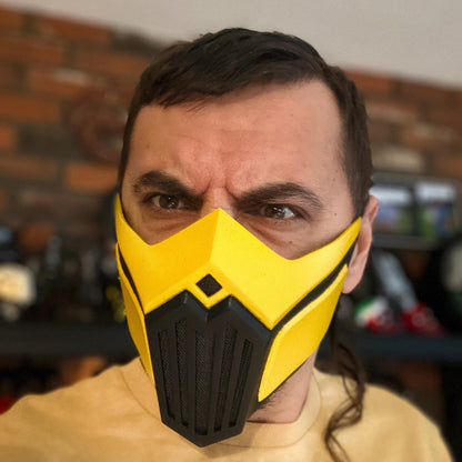 Scorpion mask from the Mortal Kombat 2 movie - Annihilation