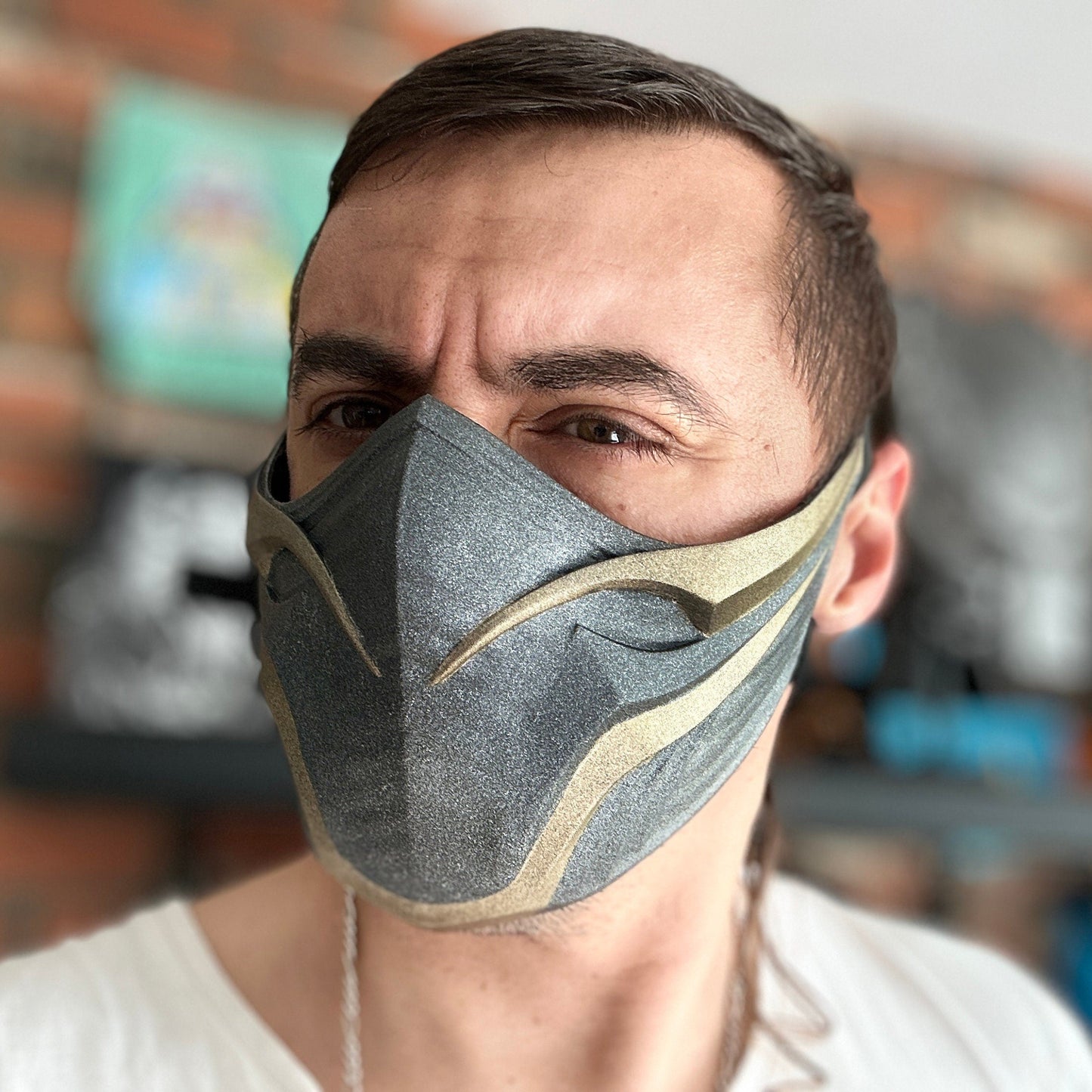 Rain mask from Mortal Kombat 1 - Bomb Cyclone