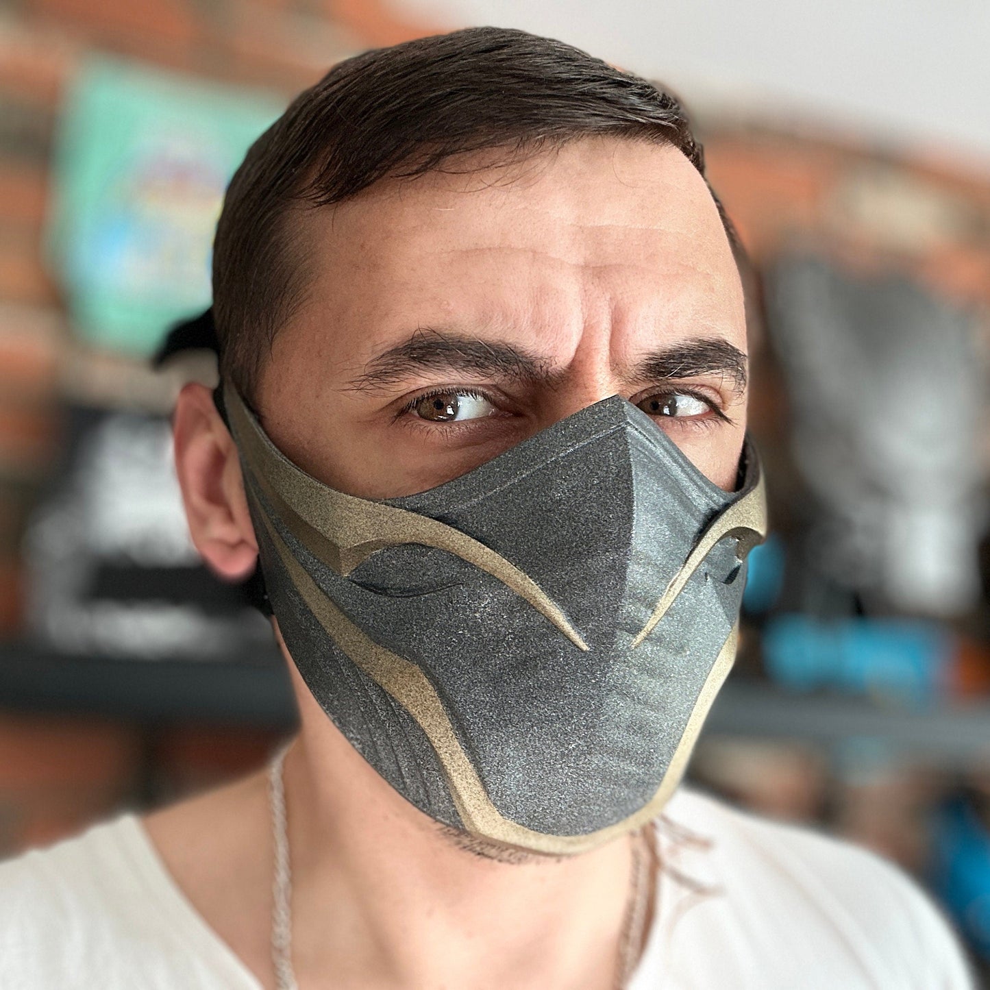 Rain mask from Mortal Kombat 1 - Bomb Cyclone